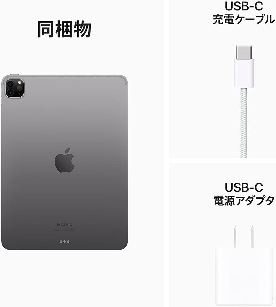 Amazon | 2022 Apple 11インチiPad Pro (Wi-Fi, 1TB) - スペースグレイ