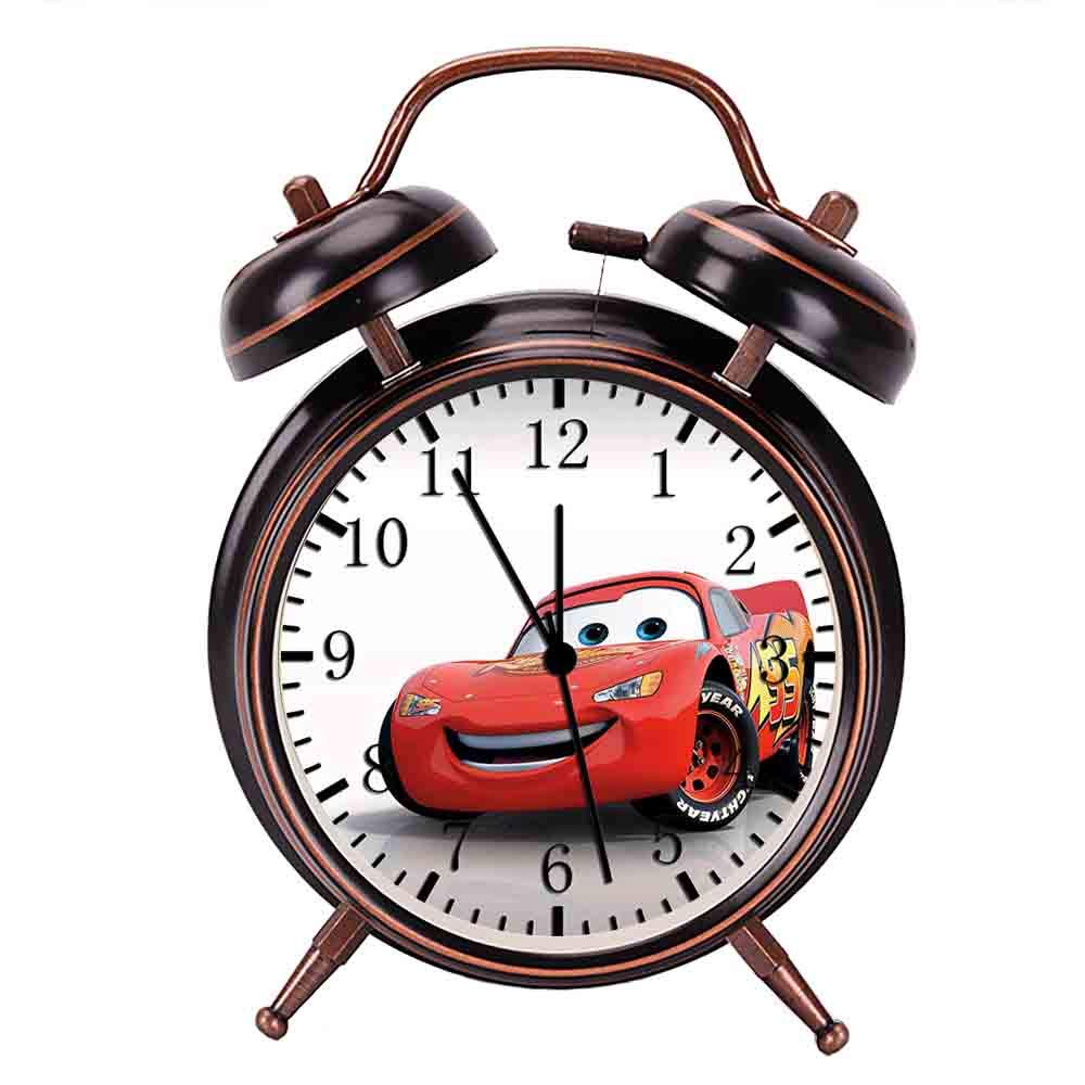 Amazon.co.jp: 黒の目覚まし時計 カーズマックイーンW63大音量目覚まし