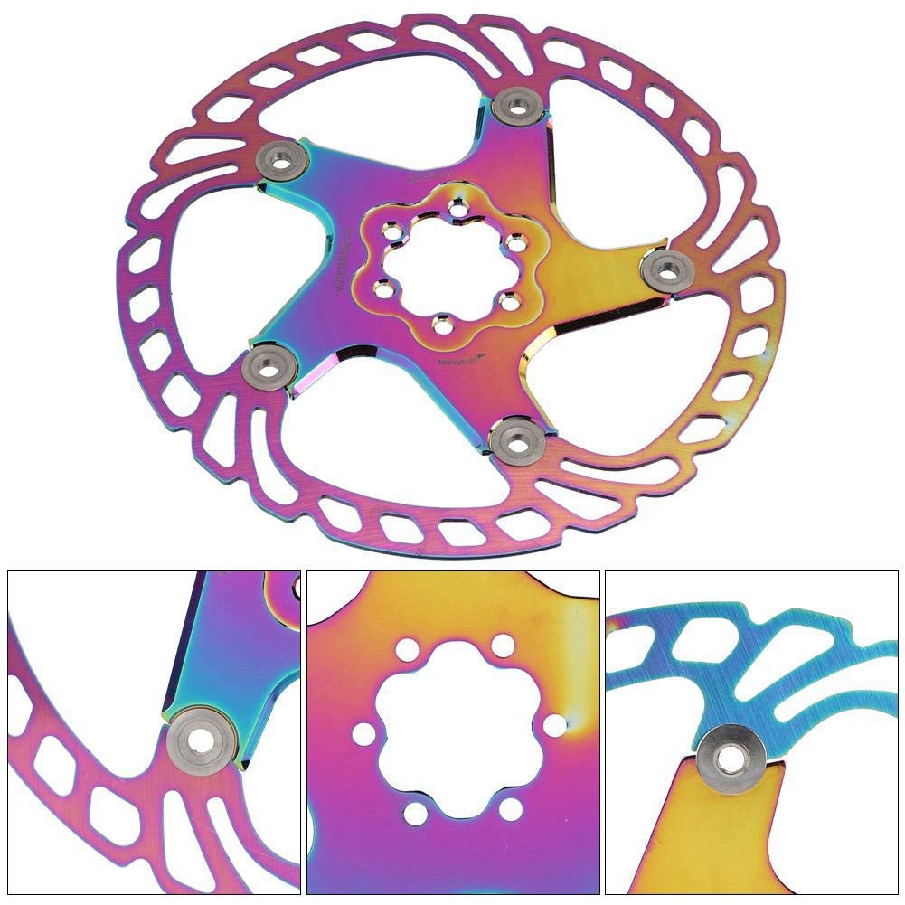 Rotor de Frein à Disque de vélo160mm 180mm 203mm Rotor de Frein à Disque de vélo Flottant adapté pour Le vélo de Route(203mm)