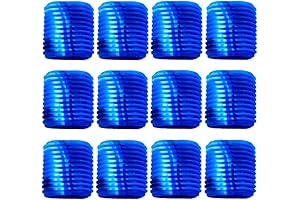 12PCS Rubber Fishing Reel Handle Grip Sleeve Non-Slip Baitcaster Knob Covers for...