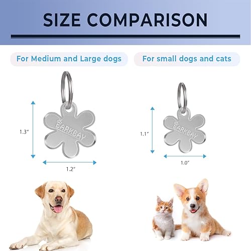 Miniatura 6 de Etiquetas para perros personalizadas para mascotas, etiquetas de nombre de perro con código QR, sin tarifas de suscripción, perfil en línea