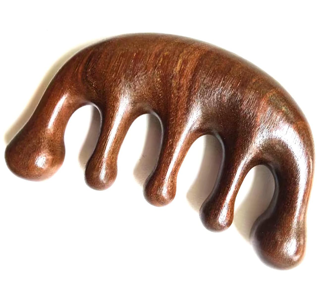 YFYIC Wooden Massage Comb Gua Sha Wide Tooth for Head Scalp, Facial, Body Massage Natural Sandalwood Massager Acupressure Tools Gift for Women Men