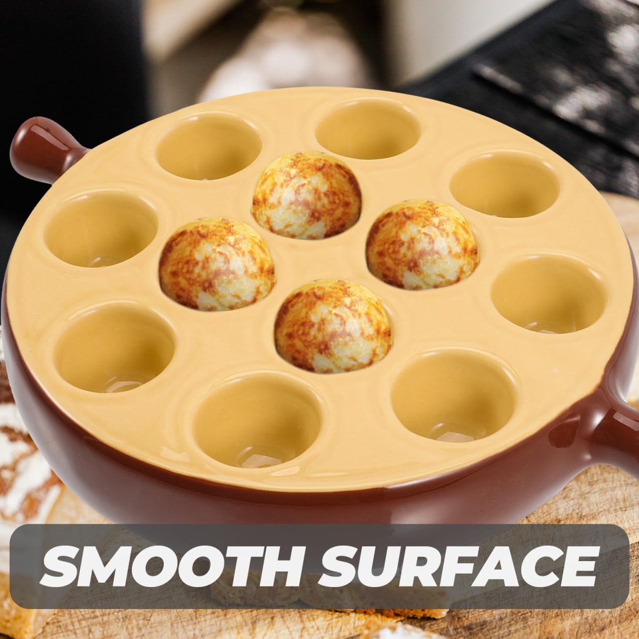 Homoyoyo Plat À Escargots En Céramique - Assiette À Escargots 12 Trous Avec Poignées Ergonomiques Idéale Pour La Cuisine Et Les Dîners