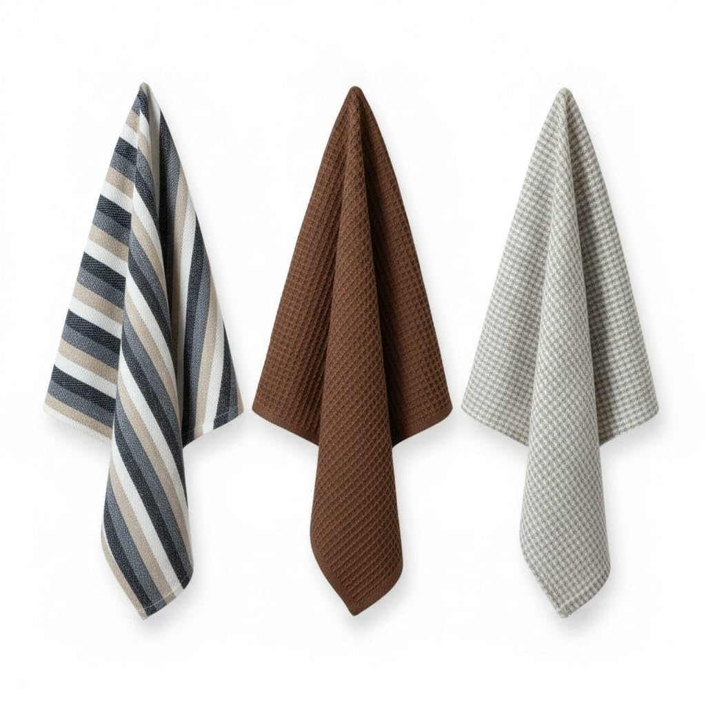 PIXEL HOME DECOR Cotton Kitchen Towel | Cleaning Cloth| Multi-Purpose Towel  (Pack of 3) : Amazon.in: Home & Kitchen