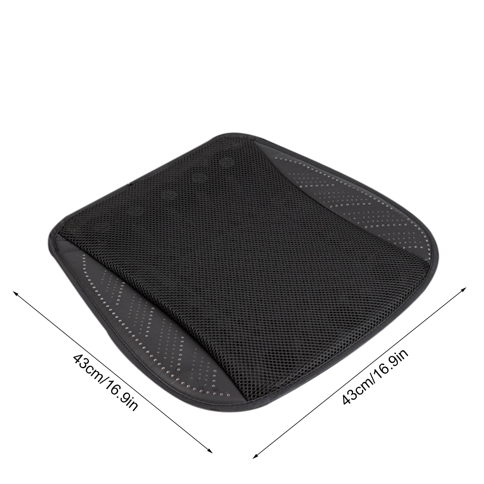 Cuscino per sedile ventilato per auto, cuscino di raffreddamento traspirante, con presa USB, con 8 ventole silenziose e 3 velocità del , soluzione comoda per i pendolari quotidiani