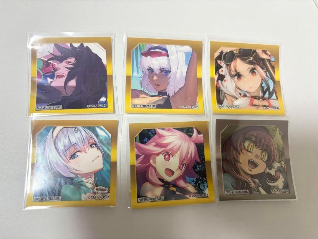 FGO 最終再臨展 入場特典ステッカー まとめ7点 Fate/Grand Order
