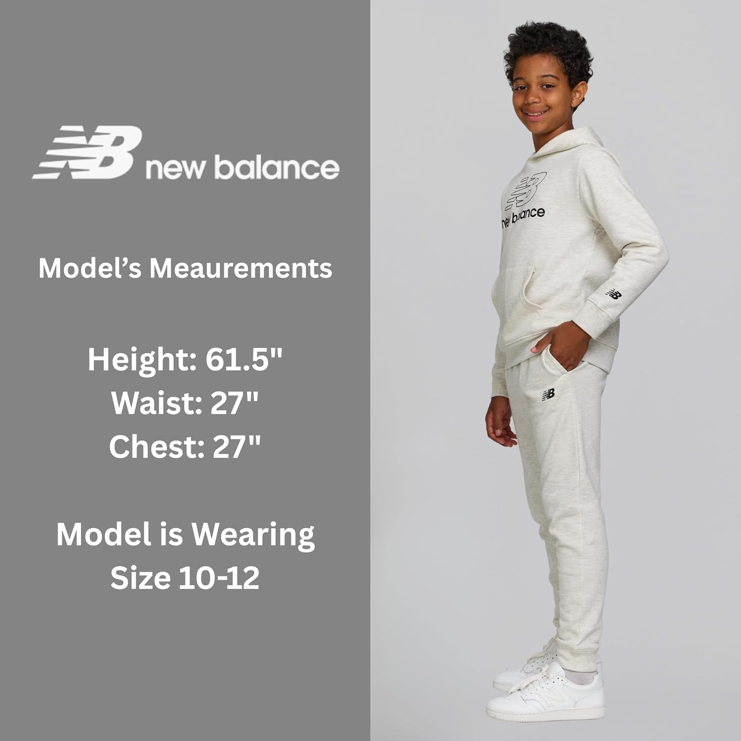New Balance Boys & Toddlers Athletic 2 Piece – Soft Fleece Pullover Hoodie & Joggers Sweatsuit Activewear Set (2T-12) - Image 3