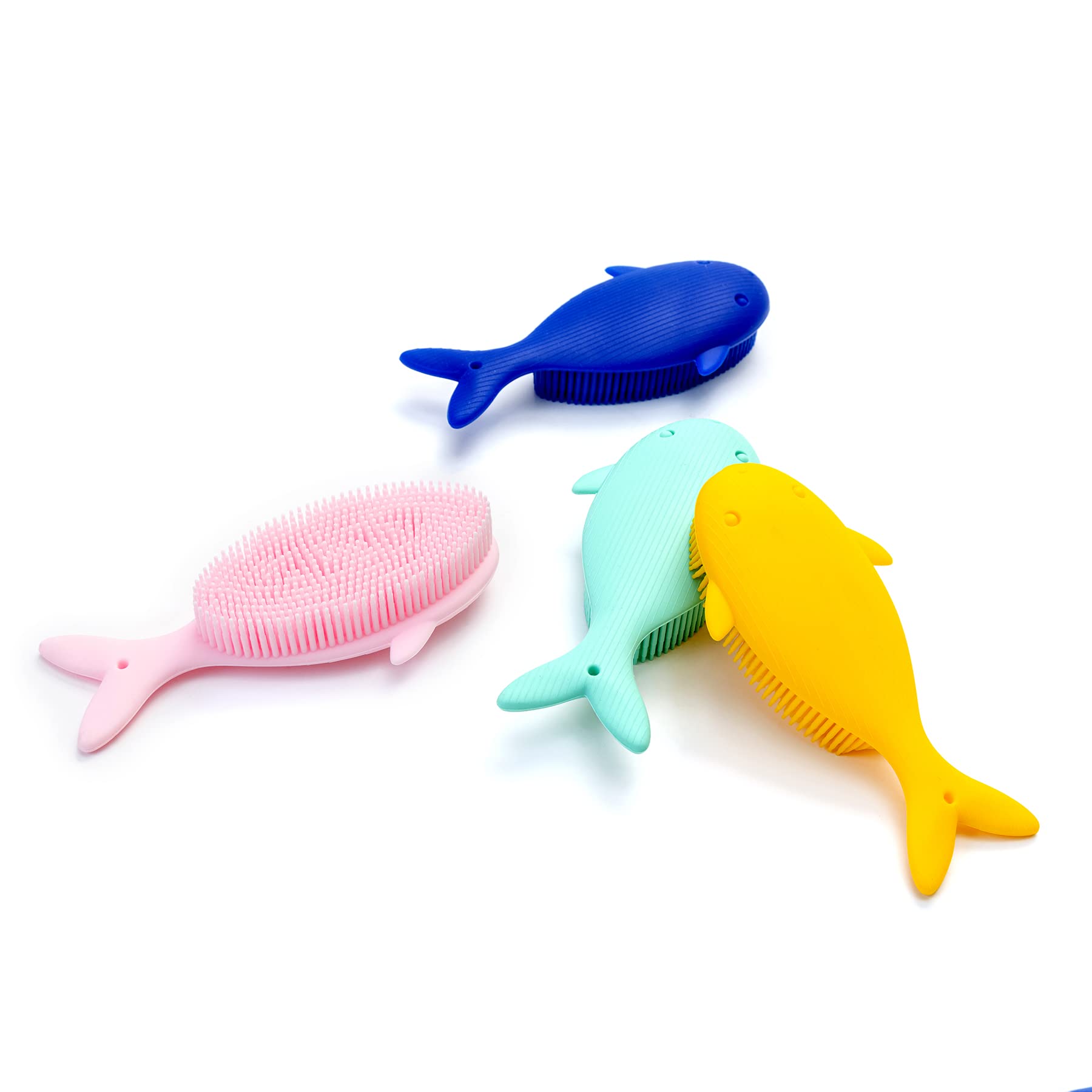Premium Sensory Brush for Kids or Autism,Soft Silicone Body Scrubber,2 in 1 Sensory Room Occupational Therapy Brushes,Silicone Loofah,Pet Shower Brush Bath Brushes - Image 2
