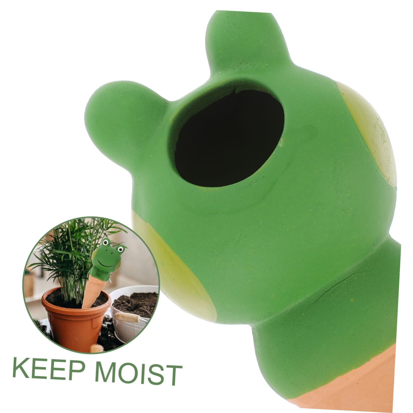POPETPOP 4pièces Lot de Globes Arrosage Automatique pour Plantes Intérieur Picots Forme Grenouille Arroseurs pour Bonsaïs Dispositifs Arrosage
