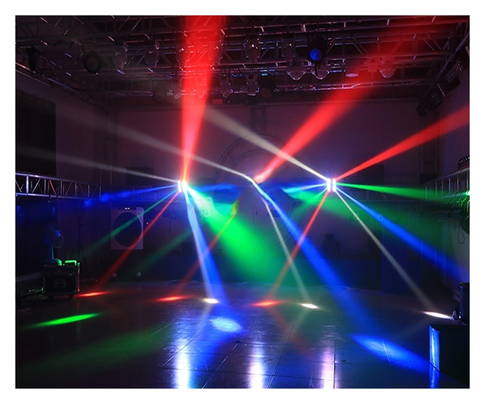 Mini LED 8x10W RGBW Luz con cabezal móvil Spider Beam Iluminación de escenario 512 Light Bueno for DJ Nightclub Party Para fiestas y discotecas