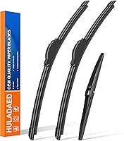 HULADAED 26+20+12 Inch Wiper Blades for Toyota Highlander 2008-2019 - All-Weather OEM Quality Set of 3
