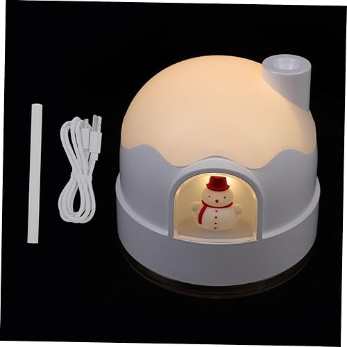 USB Charging Desktop Humidifier with Built Lithium Battery Silent Ultrasonic Air Humidifier and Night Light for Home and Office Fine Mist