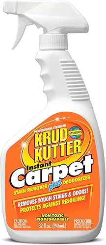 Miniatura 6 de Krud Kutter CR012 Limpiador de alfombras instantáneo/Quitamanchas Plus Desodorante, galón