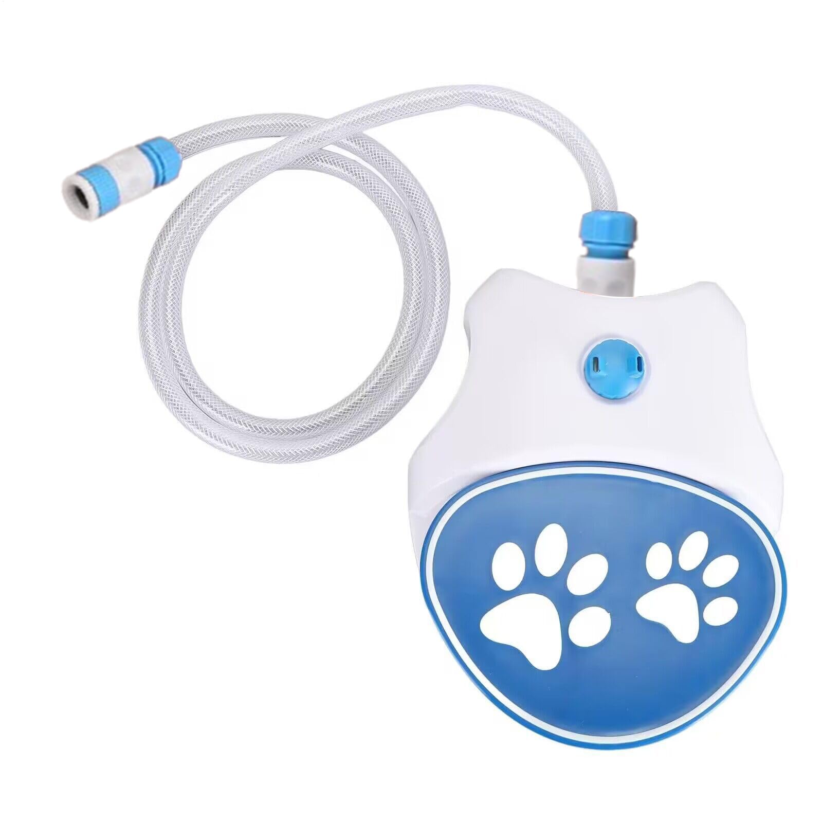 Dog Water Fountains Paw Press, zabawki do zraszania na zewnątrz | urocze zabawne nawodnienie, łatwe aktywowane zwierzęta do picia fontanna, interaktywna zabawka zraszaczy wodnych dla psów na