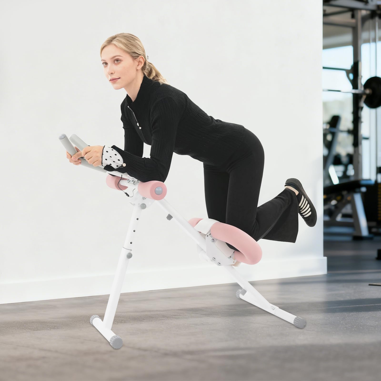 Appareil d'entraînement multifonction pour abdominaux à la maison avec écran LCD, entraînement complet du corps, pour hommes et femmes