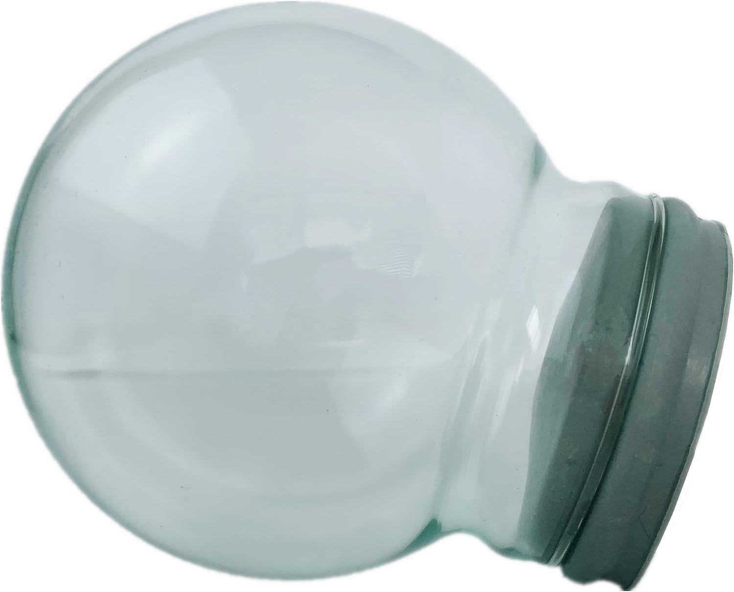 Youda DIY Empty Glass Snow Globe Kit - Water Snow Globe Accessories (D100mm)