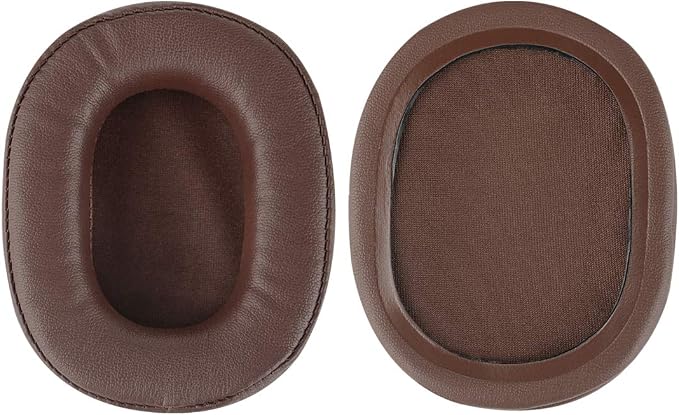 Geekria almohadillas de reemplazo QuickFit para auriculares Audio-Technica ATH-MSR7/ MSR7NC/ MSR7BK/ MSR7GM/ MSR7b, con guía de video (Marrón) miniatura 3