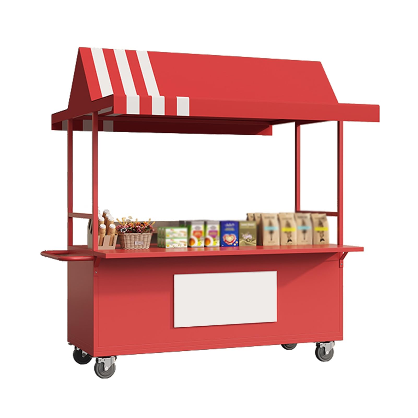 PortabFooDisplay Stanwith Canopy ReCart su ruote per eventi all'aperto Street FooVendors bancarelle 120 cm 47,5 cm Par Use