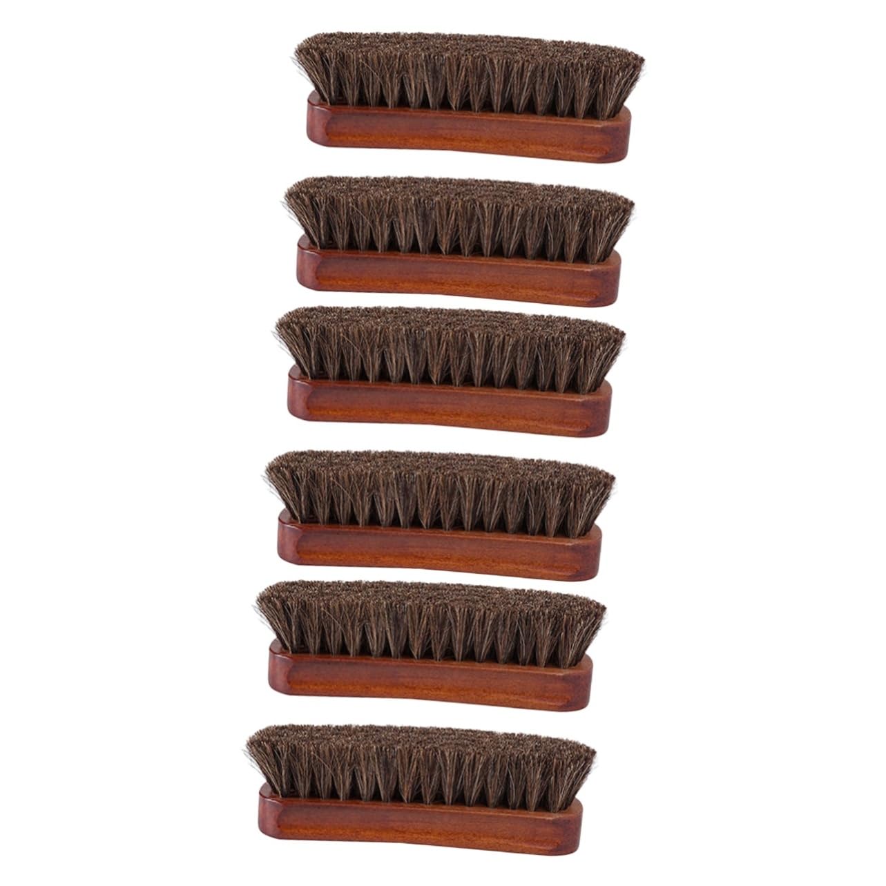 Healvian 3 Set Spazzola Per in Legno Pulitore Per Scarpe Spazzola Da Scarpe Cavallo Pickele Per Scarpe Spazzole Per Scarpe Per Lucidare Di Legno 2 Pezzi*3