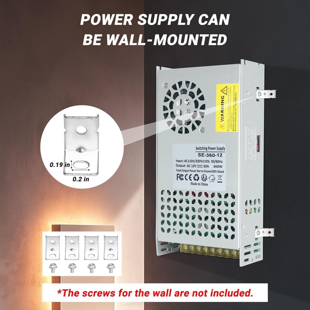 Konwerter 110 V na 12 V 50A 600W, Zabezpieczenie, Termiczny, 12V