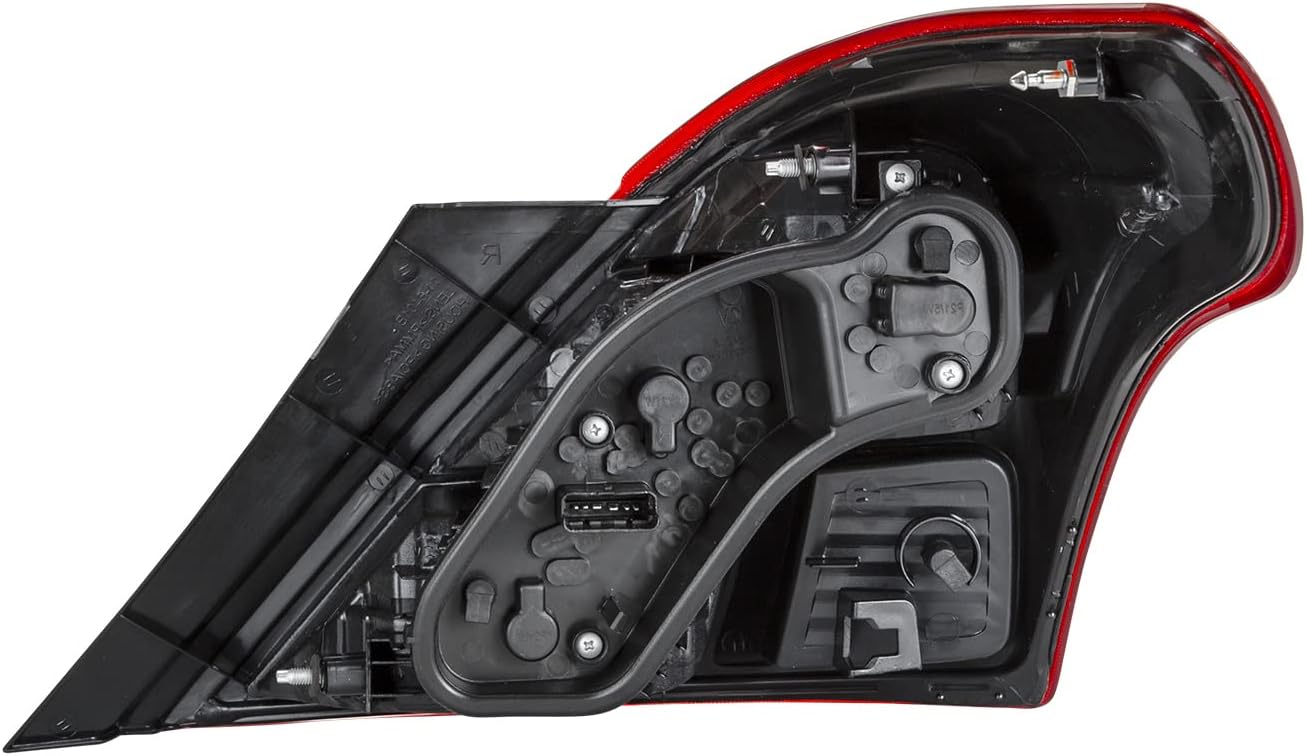 TYC Left Tail Light Assembly Compatible with 2012-2019 Nissan Versa