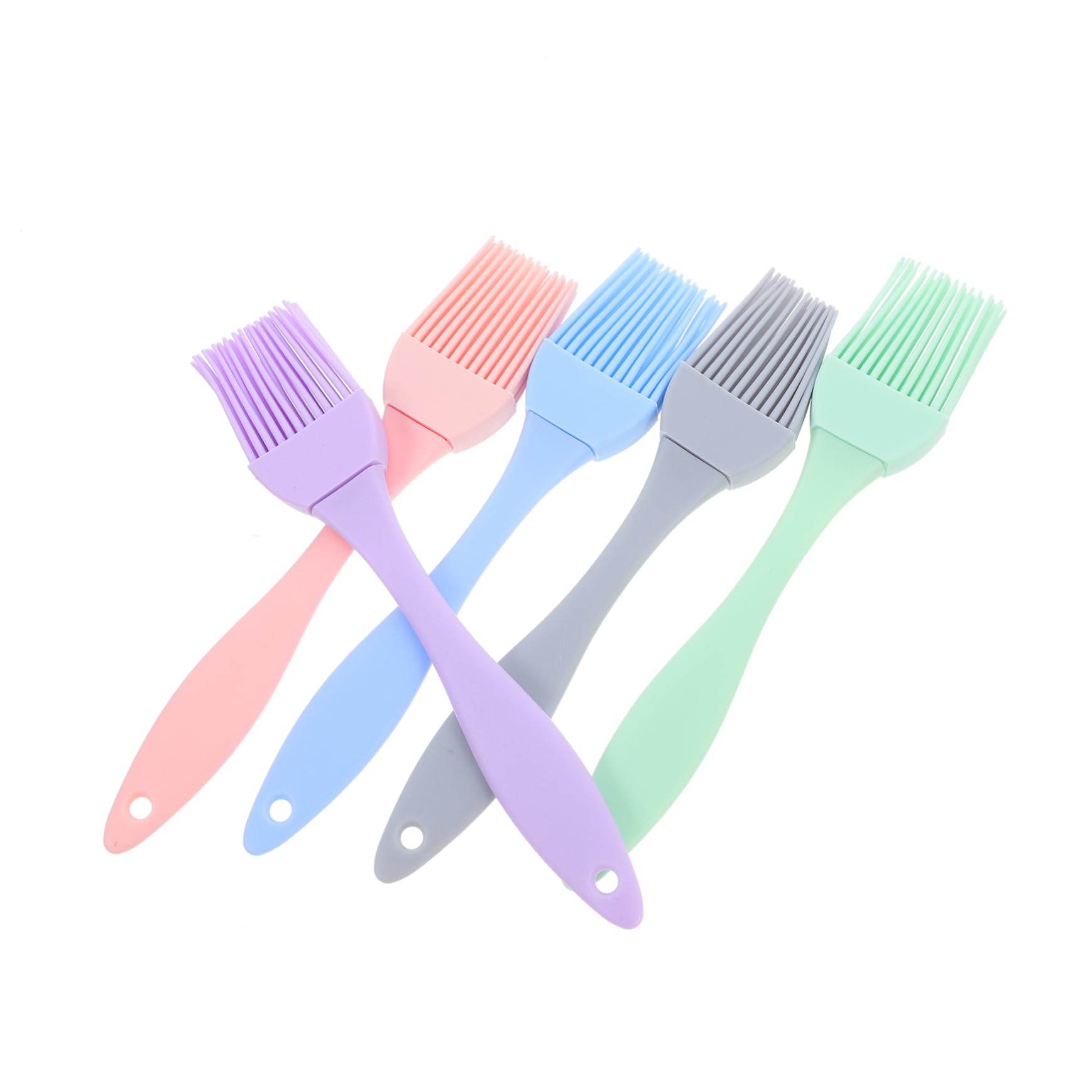 Gogogmee 5pcs Bbq Brush Baking Brush for Grilling Marinades Pastry Spreading Easy to Clean Versatile Kitchen Utensils
