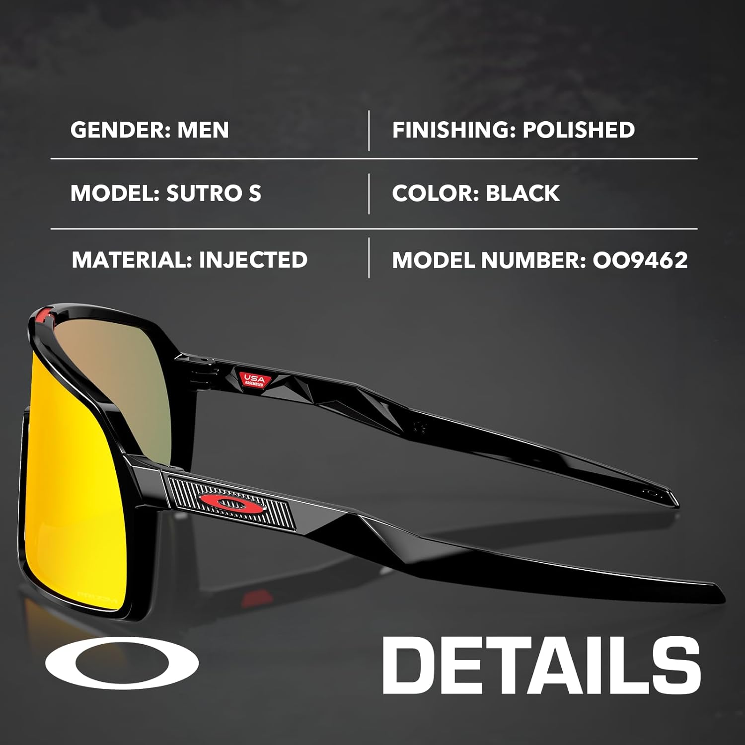 Oakley SUTRO S OO9462 Rectangle Shape Sunglasses With Official Eyewear Kit