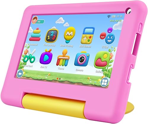 Tablet para Niños de 7 Pulgadas, Tabletas para Niños de 3 a 7 años, Tableta Android para Niños Pequeñas, Tabletas Educativas para Niños Pequeños con