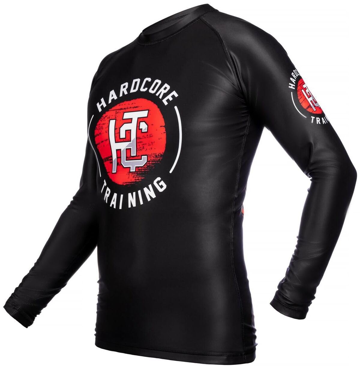 Hardcore Training Rash Guard Mężczyźni Kompresja Koszulka Długi Rękaw BJJ MMA No-Gi Obcisła Grappling Boks