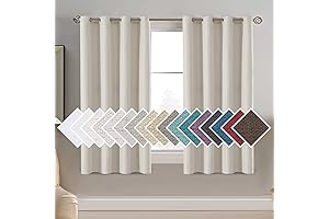 Add Privacy and Style to Your Space: H.VERSAILTEX Room Darkening Curtains (54 Inch)