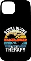 Vista 9 de Funda para iPhone 12 Pro Max Scuba Diving Is My Therapy Scuba Diver