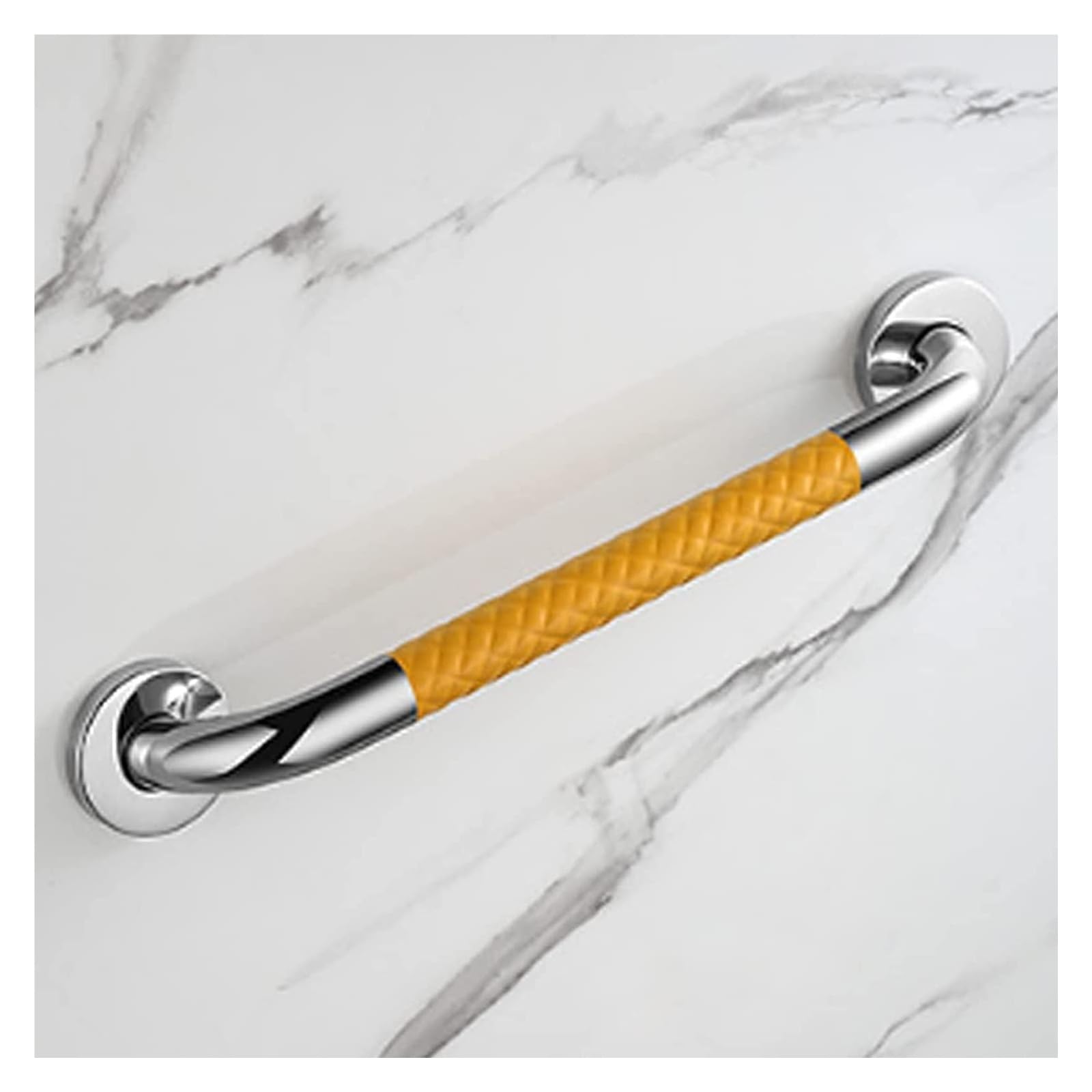 Barras de Apoyo para baño, Barra de Seguridad para Ducha con agarres Antideslizantes, Soporte para Toallas, Acero Inoxidable, Asistencia para baño, Inodoro y Cocina (Natural, 27 PU