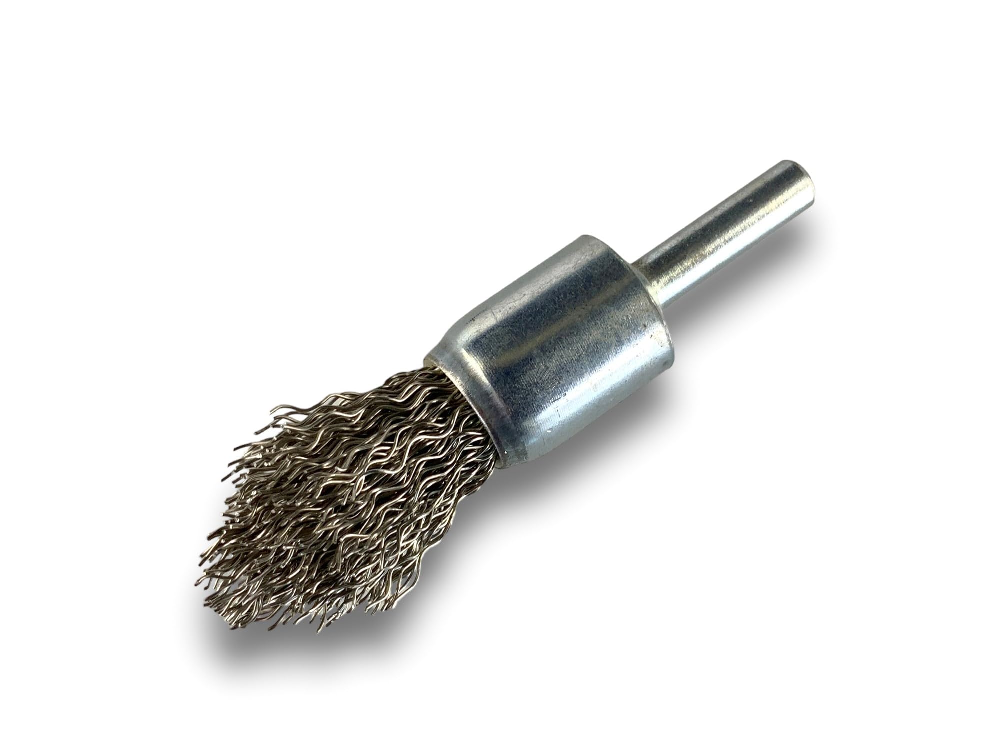 Kibros Lot 10 brosses en bout pointe fil acier dur Ø 18 mm