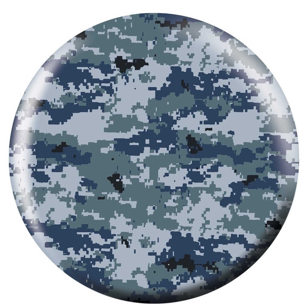 Bowlerstore Products Blue/Gray Camouflage Bowling Ball (16lbs)