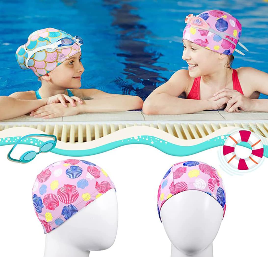 Cuffie Da Nuoto Bambini SYEYCW - 3 Pezzi Impermeabili, Design Cartoni Animati, Per Piscina - Foto 3