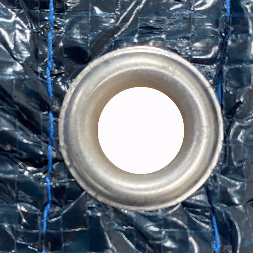 Winter Block Bâche d'hiver Ronde pour Piscine Hors Sol, 4,8 m, avec treuil et câble, résistance et durabilité supérieures, Protection UV