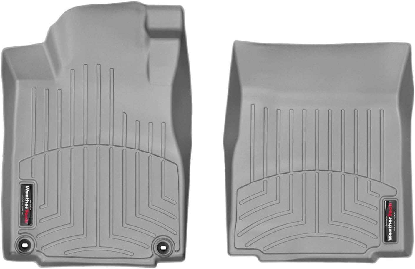WeatherTech Custom Fit FloorLiners for Honda CR-V - 1st Row (467371), Grey