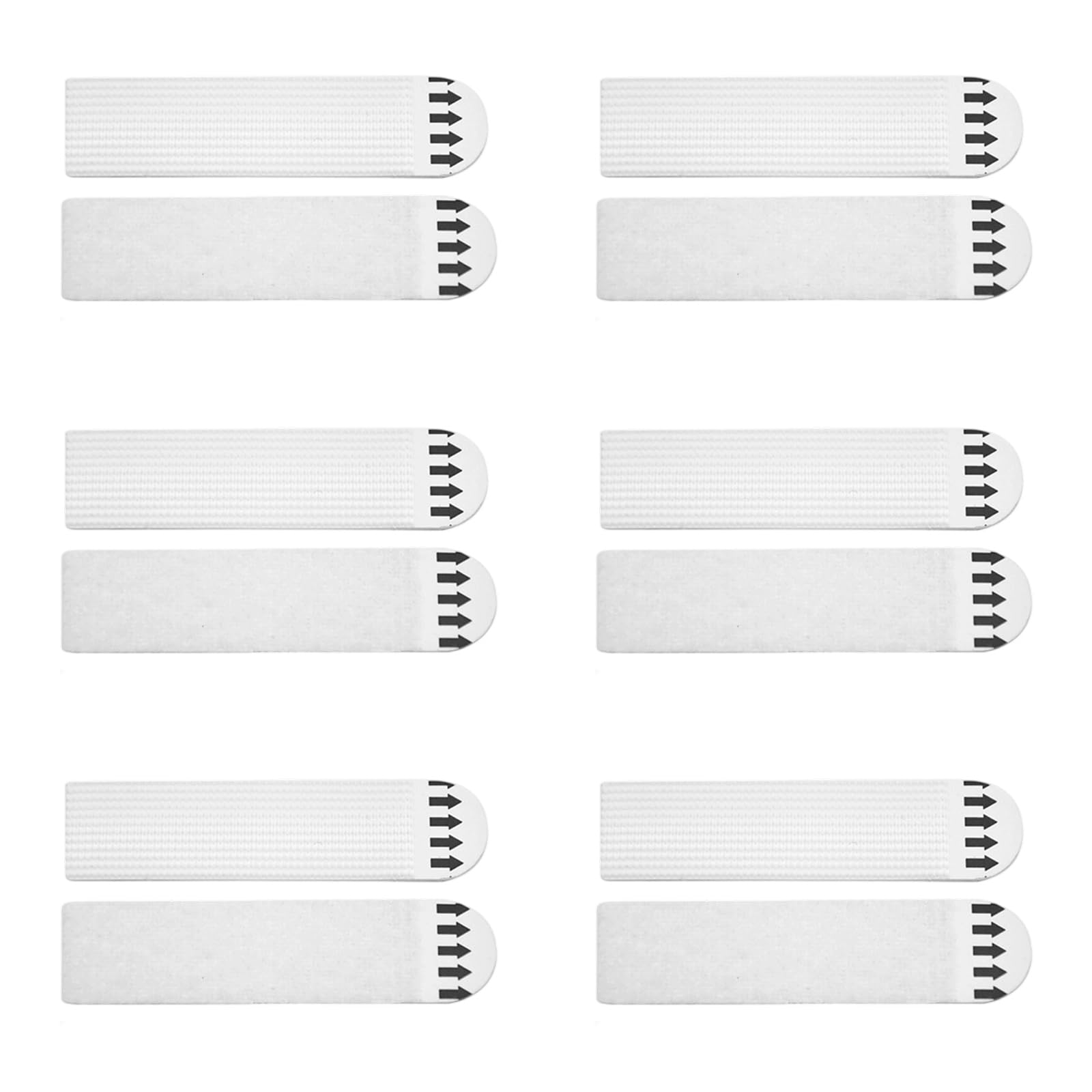 Damage Without Adhesive Hook 12 Pair Strong Hold Tape Wall Hook Suitable for Photo Frame Wall Decors Not Drill for Frame