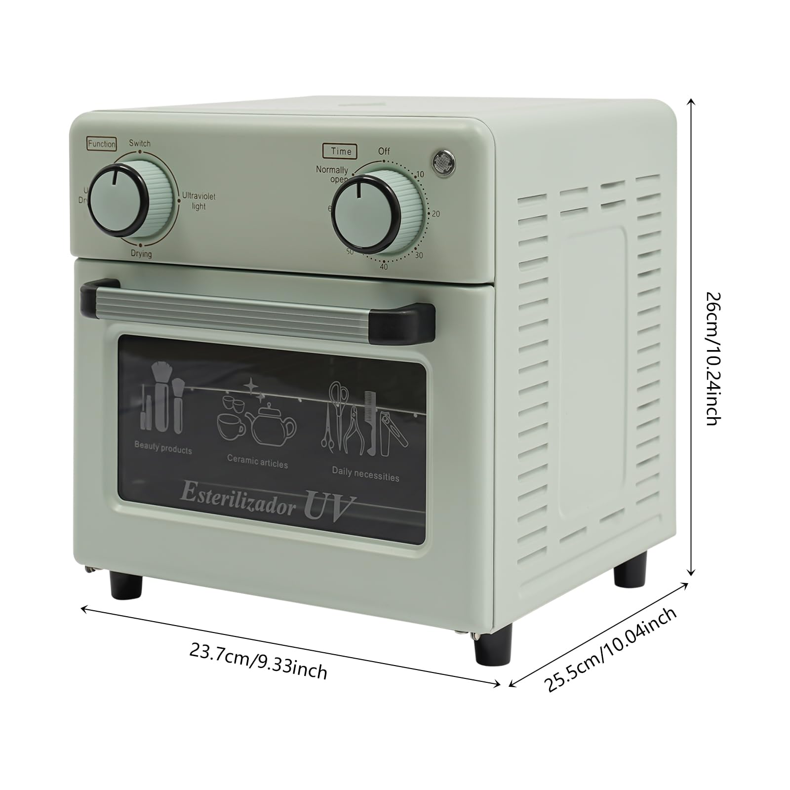 Szafka dezynfekująca UV sterylizator z timerem, 10 l, 2 poziomy