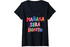 Womens Mañana será bonito V-Neck T-Shirt
