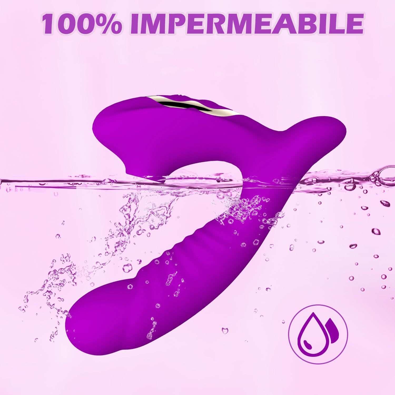Vibratoreper Donna Professionale 2 in 1 Succhia Clotoride per Donna 10+10 Modalità Sexytoysys Donna Vibratoreper Donna Clotoride Sexyshop per lui e lei Vibratori G-Spot Massaggiatore in Legno