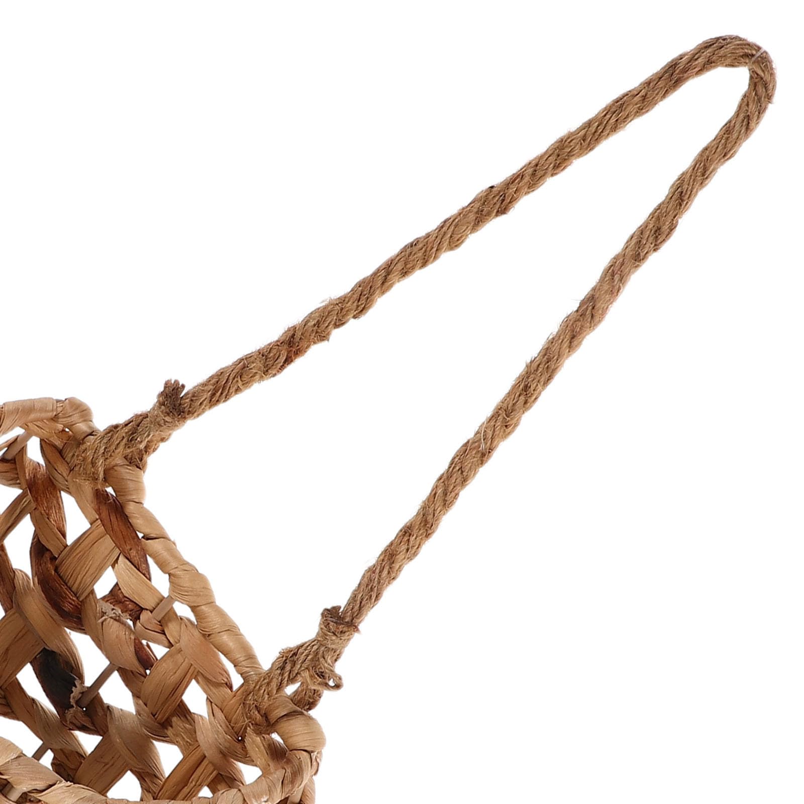 MAGICLULU Cesta Colgante de Pared Tejida a Mano Hierba de Calabaza Ligera para Almacenamiento Decorativo en Cocina y Dormitorio Estilo Nórdico Elegante