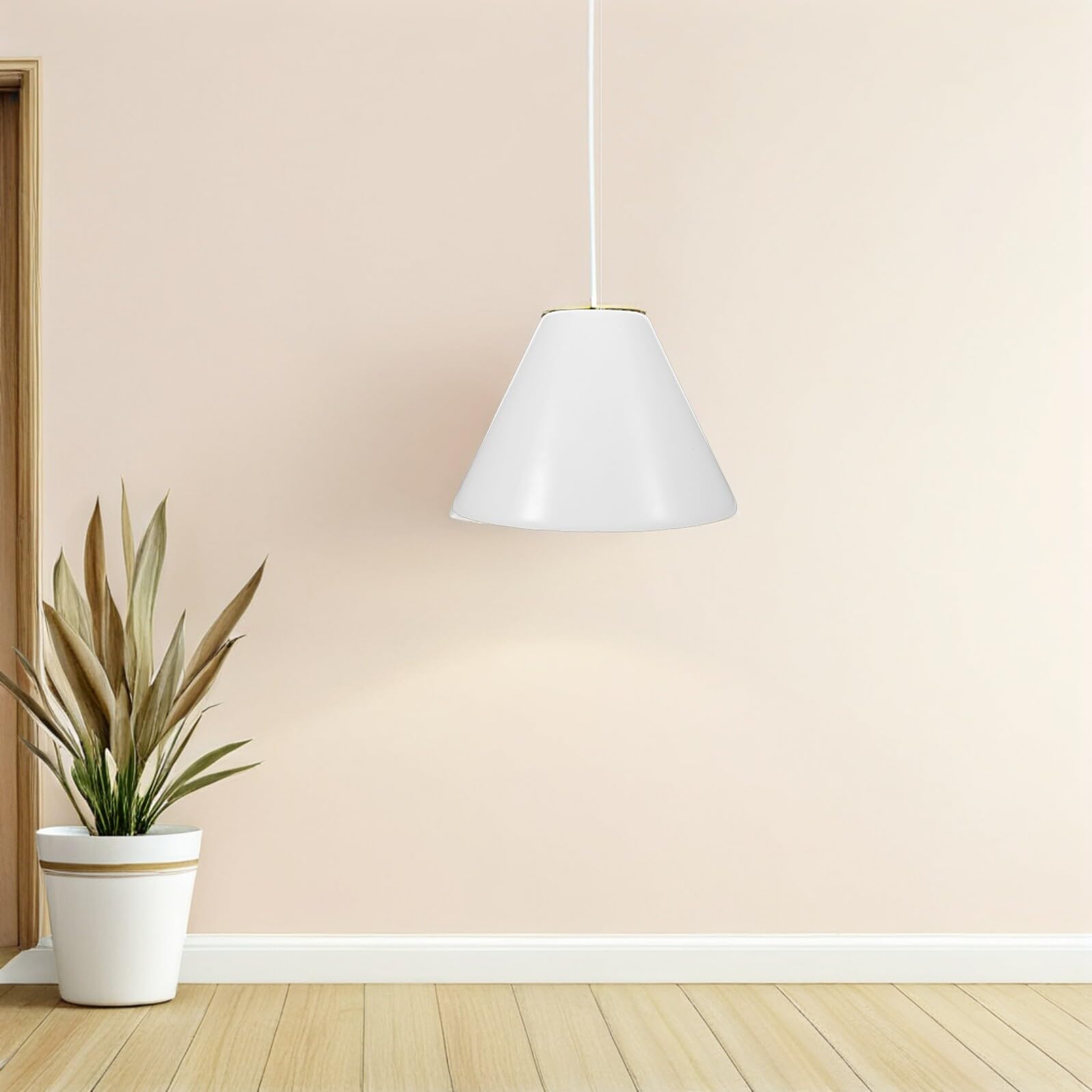 WOONEKY Vintage Small Glass Lamp Shade Retro Pendant Light Cover For Bedroom Dining Room Restaurant Hotel Soft Ambient Glow