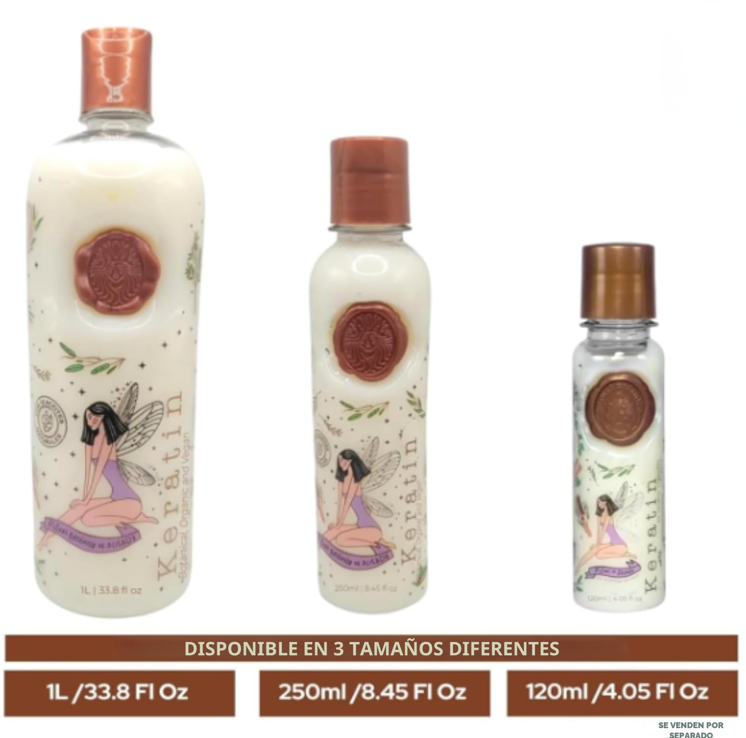 MAIKE AMOUR Keratina, RITUAL BOTANICO 120 ml - Tratamiento de queratina con 12 aceites naturales y aminoácidos para brillo, suavidad y nutrición. Producto original de COLOMBIA.