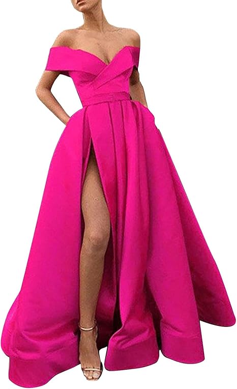 Xinaier Elegante lange damesjurk met spaghettibandjes, tule, formeel avondjurk, baljurk, bruidsjurk, bordeaux, 32