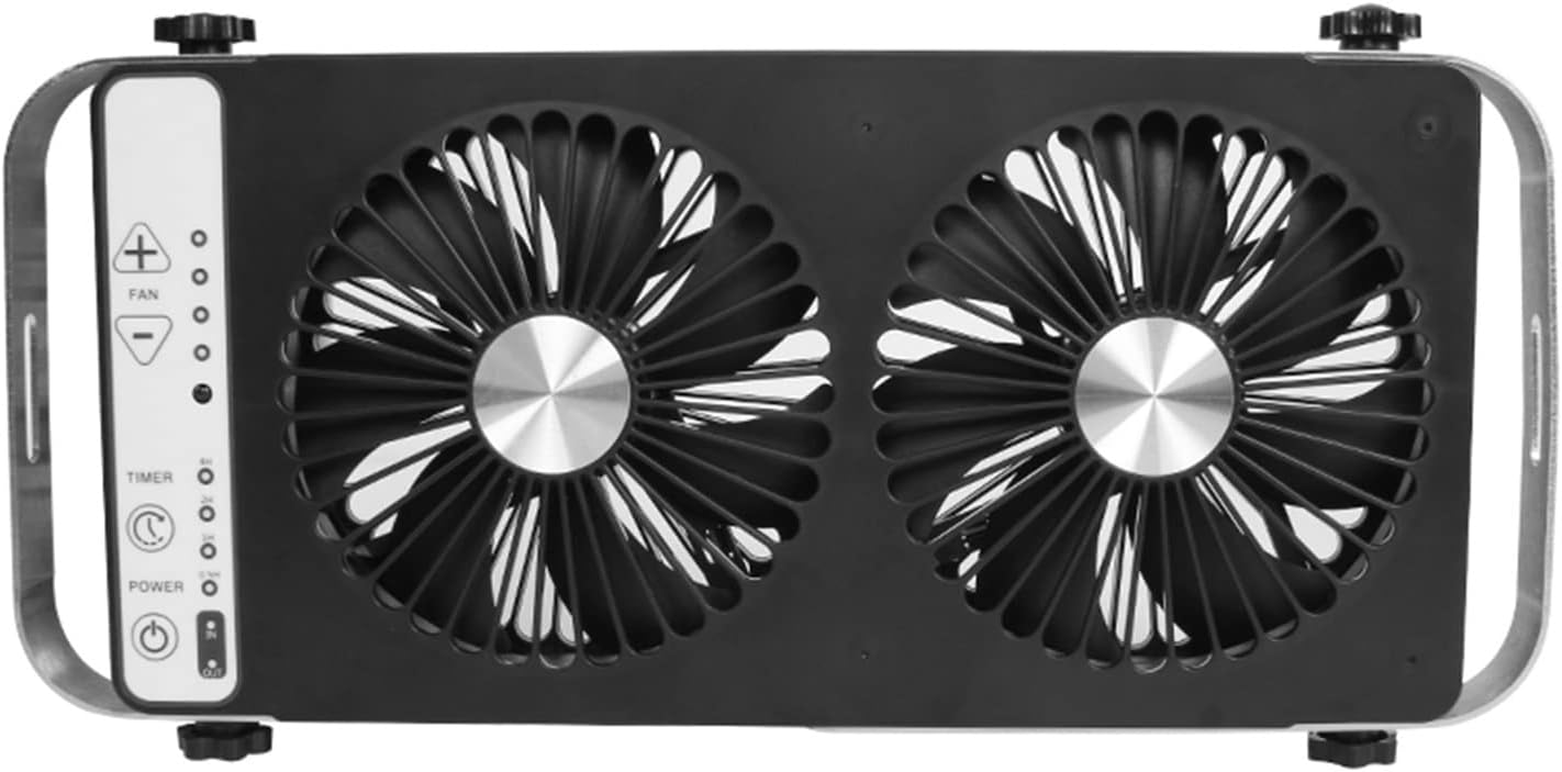 ILETD 12V DC Rv Silent Roof Fan Portable Fan Removable Bed Car Mute Twoway Exhaust Fan Car