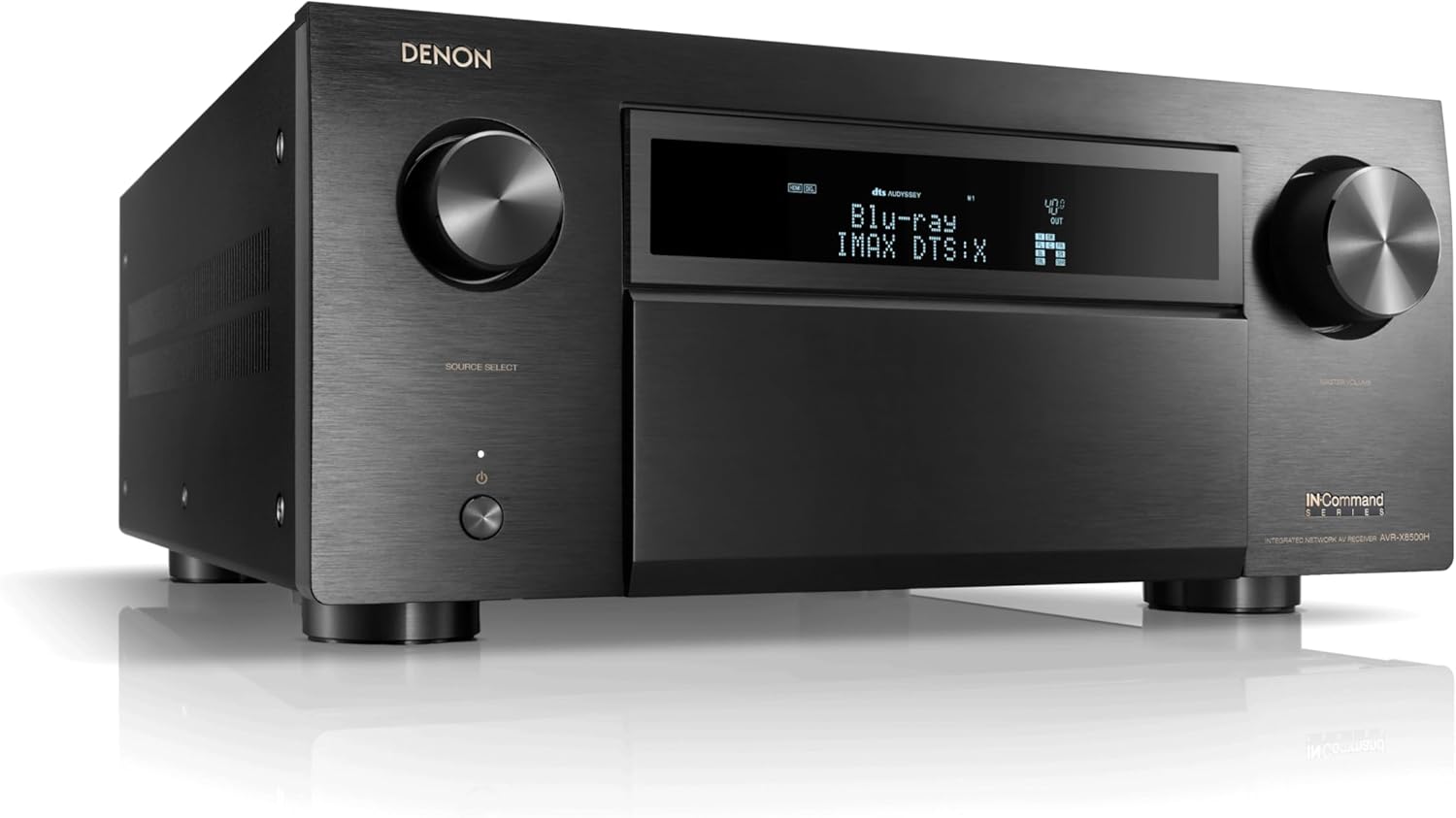 Denon AVR-X8500HA 13.2 Channel (150 W/Ch) Receiver for Home Theater, Advanced 8K Upscaling, Supports Dolby Atmos, DTS:X, IMAX Enhanced, Auro 3D & More, Built-in HEOS, Amazon Alexa Voice Control