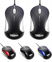 Vista 13 de SOONGO - Ratón óptico USB con cable para computadora portátil y uso doméstico, 2 unidades, compatible con computadoras portátiles, escritorio
