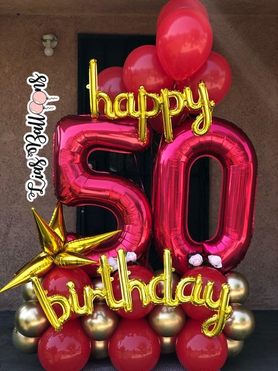 Image of Red Number 0 Balloon 40 Inch, 0 Balloon Number for 10th 20th 30th 40th 50th 60th Birthday Decorations, Red Party Supplies