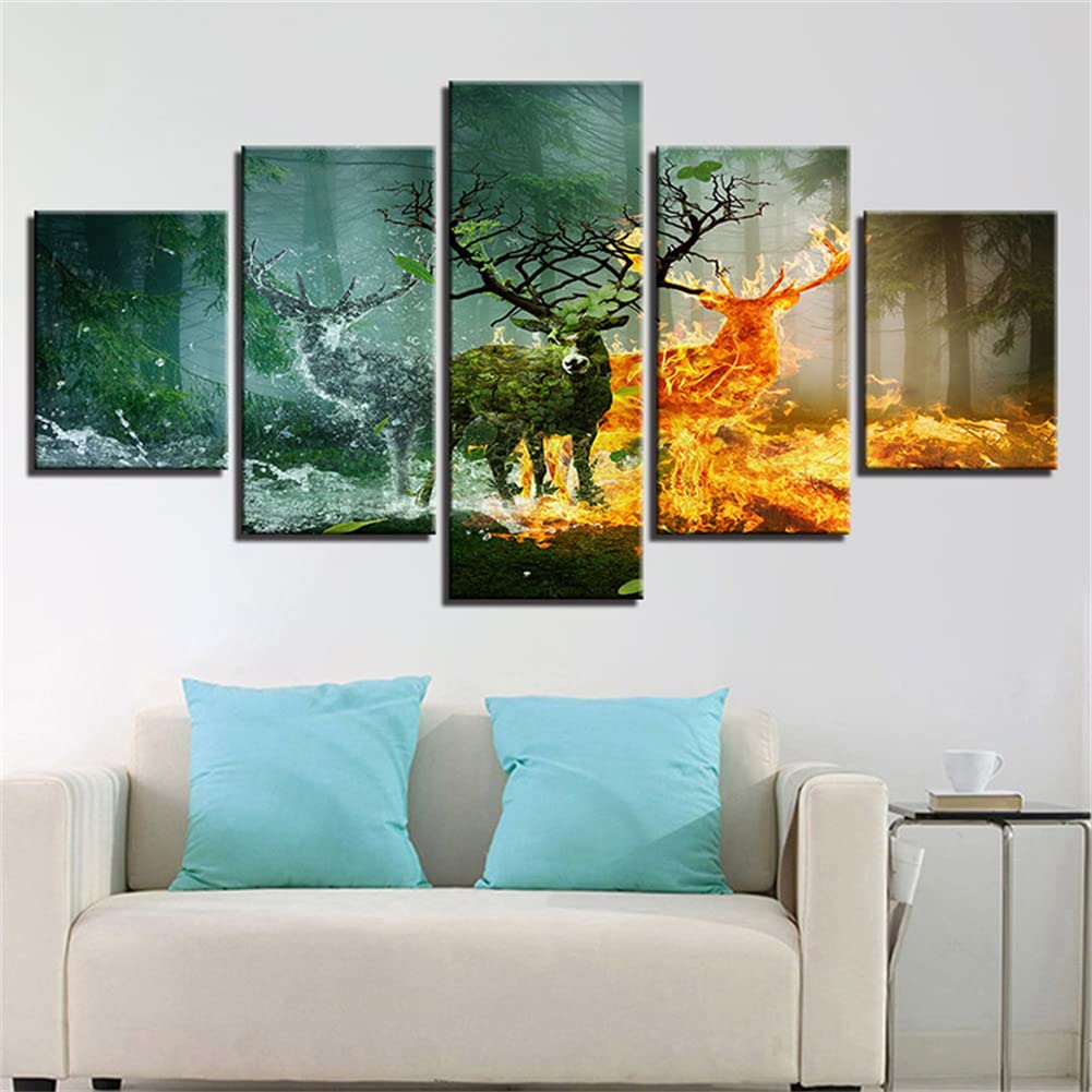 Peinture diamant anti-stress grand format pour retrouver le calme à la maison